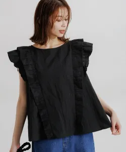 Блузка без рукавов с оборками Studio Clip, цвет Black 19