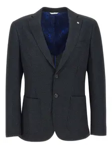 Однобортный пиджак Manuel Ritz, черный