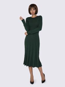 Вязаное платье Anushka, темно-зеленый