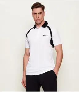 Поло PL_TOC Spin CB slim fit Boss Green, белый