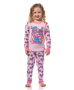 Девочки Toddler Abby Cadabby Extra Sweet комплект из 2 предметов облегающих пижам Sesame Street