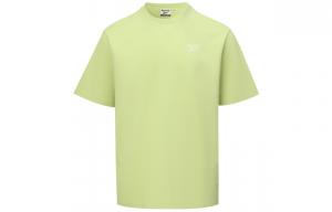 Футболка унисекс лаймового цвета Reebok, зеленый
