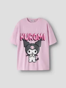 Футболка foba hellok с принтом на топе Name It, Light Pink