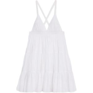 Celine Женское белое платье без рукавов, коллекция осень-зима 2022