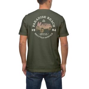 Мужская футболка Truman с принтом Reef, цвет military green