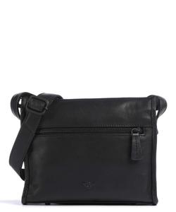 Матовая сумка на плечо 4Seasons из мелкозернистой кожи Voi, черный