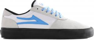 Мужские скейтбордические кроссовки Lakai Manchester - низкие кеды для скейтборда, белый/черный