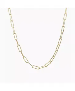 Крупное колье-цепочка «Амелия» из стерлингового серебра с позолотой 18 карат Bearfruit Jewelry, gold