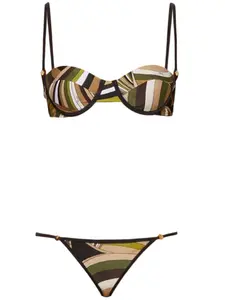 Топ бикини Iride Pucci, зеленый