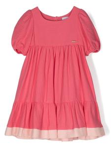 Ярусное платье из сирсакера Patachou, розовый