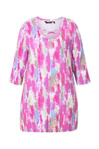 Рубашка Ulla Popken, темно-розовый