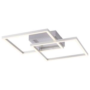 Светодиодный потолочный светильник JUST LIGHT Iven I, поликарбонат/алюминий - 2-пламенный