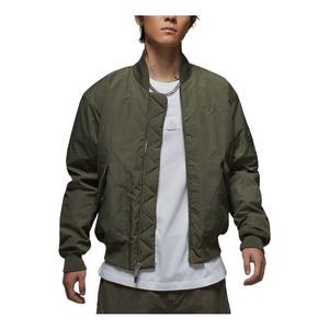 Куртка renegade jacket asia sizing 'medium olive' Air Jordan, зеленый