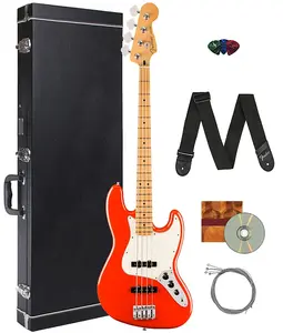 Fender Player II Jazz Bass - Кораллово-красный с жестким кейсом