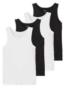 Майка NAME IT, черный/белый