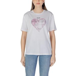 Белые хлопковые топы и футболки Liu Jo