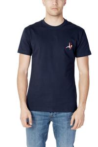 Футболка мужская Bombers с принтом, синий