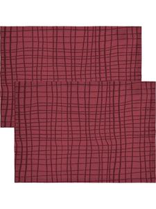 Redbest  Набор салфеток из смесовой хлопковой ткани, 2 штуки, цвет «Пасадена», бордовый