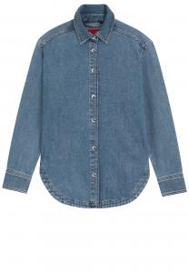 HUGO Блузка 'Gareve' в цвете Gentian