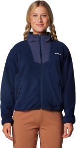 Columbia женская флисовая куртка Sequoia Grove с молнией, Collegiate Navy/Nocturnal