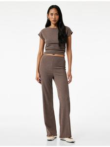 Брюки коричневого цвета KOTON