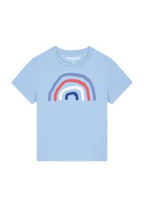 Футболка с принтом REGENBOGEN watapparel, светло-голубой