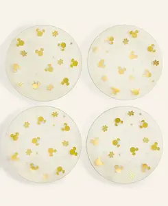 Набор из 4 тарелок для закусок с изображением Микки Мауса, эксклюзив от Macy's Disney | Macy'S, assorted