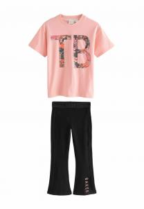 Футболка с принтом REGULAR FIT -FLARE SET  Baker by Ted Baker, фуксия