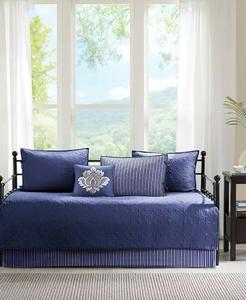 Квебек 3 шт. Наборы одеял Madison Park, синий