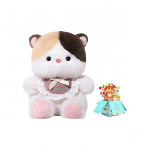 Милый плюшевый зверек котенок, ягненок, обезьянка, щенок, коала, слон, панда Handsome