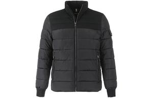 Водоотталкивающая утепленная куртка на молнии HUGO BOSS, черный