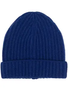 Кашемировая шапка бини в рубчик Malo