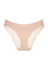 Боди макияж иллюзия кружево бразильское кружево комбинезон Triumph, бежевый