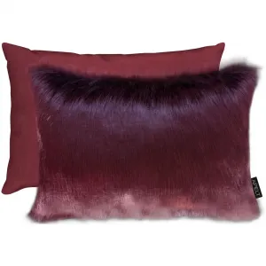 Декоративная подушка Lars Apelt, Bordeaux + unifarben