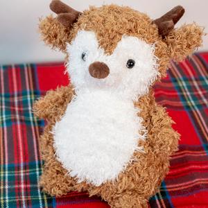 Рождественский шарф с оленями плюшевая кукла высотой 18см MAOGEGE, Deer-No Scarf