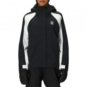 Куртка с голограммой - женская 686, Black Colorblock