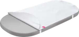 Вкладыш для люльки непромокаемый овальный 35х75см 1 шт. Motherhood