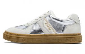 Dickies Женские скейтерские кеды лоу-топ бежево-серебристые, цвет Beige Silver