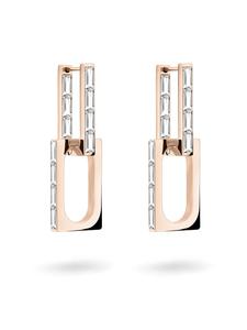 LIEBESKIND BERLIN Праздничные мини-серьги с блестками в цвете розового золота