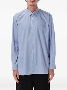 Полосатая рубашка Comme Des Garçons Shirt, синий