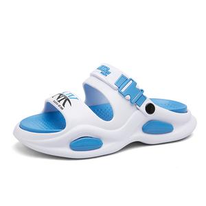 CariteSport Мужские сандалии с одной лямкой бело-голубые, цвет White Blue