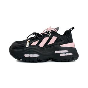 OZGAIA Противоскользящие повседневные кроссовки на платформе низкие унисекс черный розовый Adidas Originals
