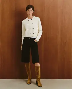 Женские хлопковые брюки-кюлоты Southern Cotton, серый