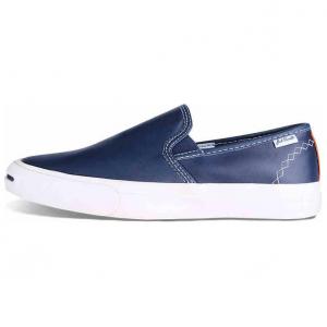 Converse Скользостойкие износостойкие низкие кроссовки для скейтбординга Unisex Dark Blue