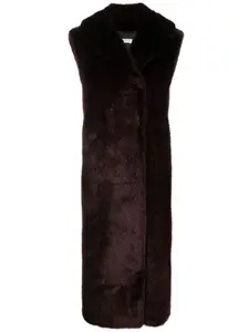 Philosophy Di Lorenzo Serafini шуба из искусственного меха без рукавов, красный