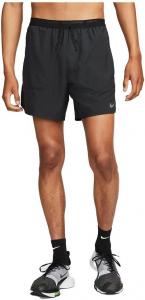 Мужские шорты Nike Dri-fit Stride 2-в-1 7 дюймов, Black/Black/Black/Reflective Silver