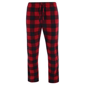 Мужские флисовые пижамные штаны Hanes, цвет red buffalo plaid