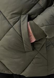 Зимняя куртка MLSILJA PUFFER JACKET MAMALICIOUS, темно-зеленый