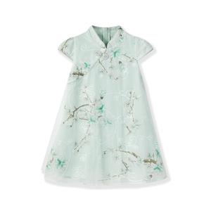 Детское платье Disney, зеленый