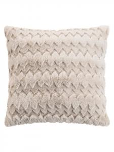 Magma Heimtex Чехол для подушки "Плюш" бежевого цвета - (Д)45 x (Ш)45 см